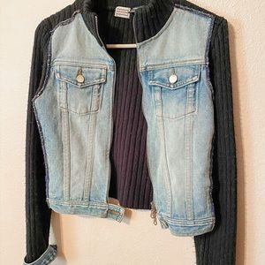 Arizona Knit and denim jacket